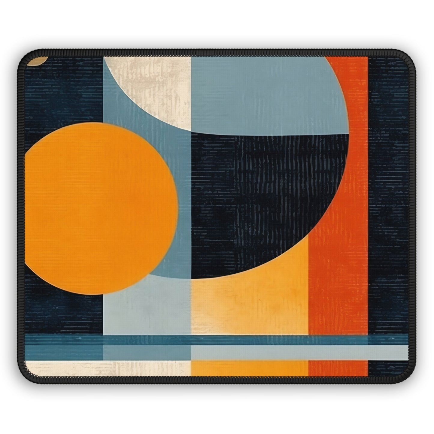 Geometric Wonderment: Gaming Mouse Pad Blending Abstract Art and Design