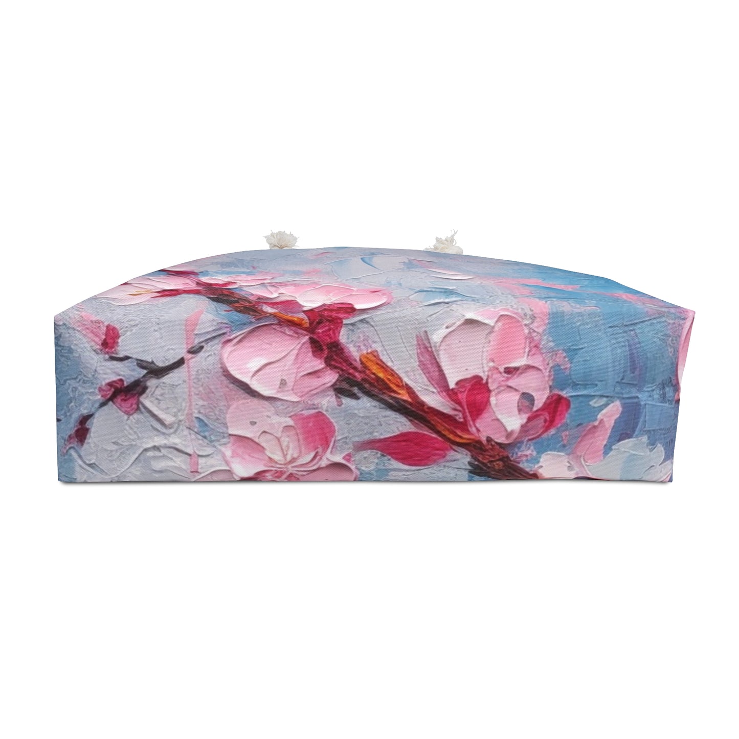 Weekender Bag with Abstract Cherry Blossom Drawing: Embrace the Serenity