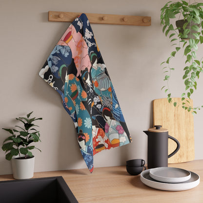 Kimono Dreams Kitchen Towel: Experience Japanese Elegance