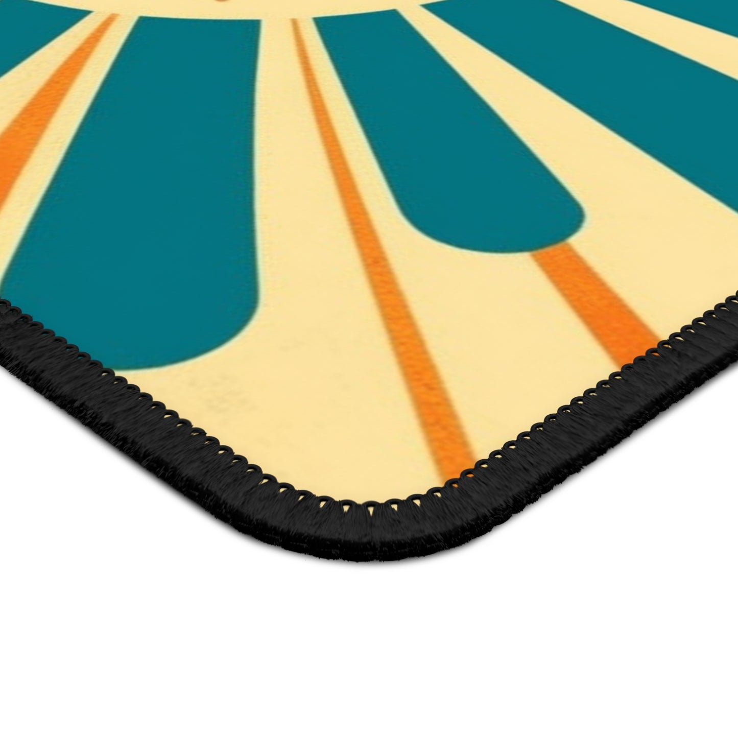 Atomic Age Sunshine: Midcentury Modern Sun Gaming Mouse Pad