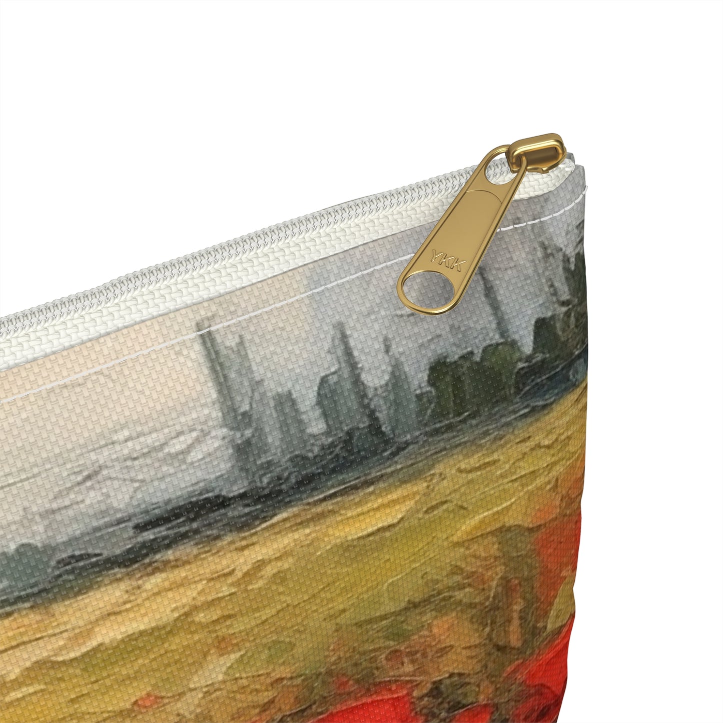 Abstract Poppy Fields: Accessory Pouch for Artistic Inspiration