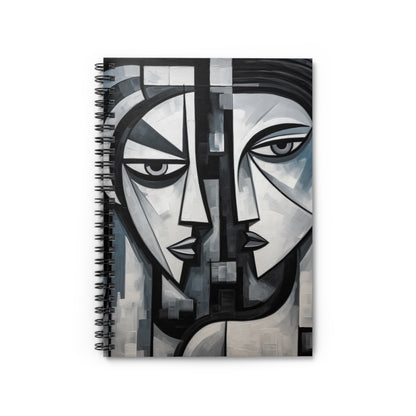 Cubist Paintings  Spiral Notebook: Captivating Brush Strokes in Every Refreshing Drink