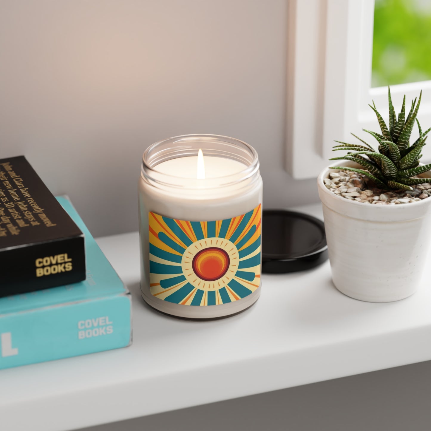 Atomic Age Sunshine: Midcentury Modern Sun Scented Soy Candle