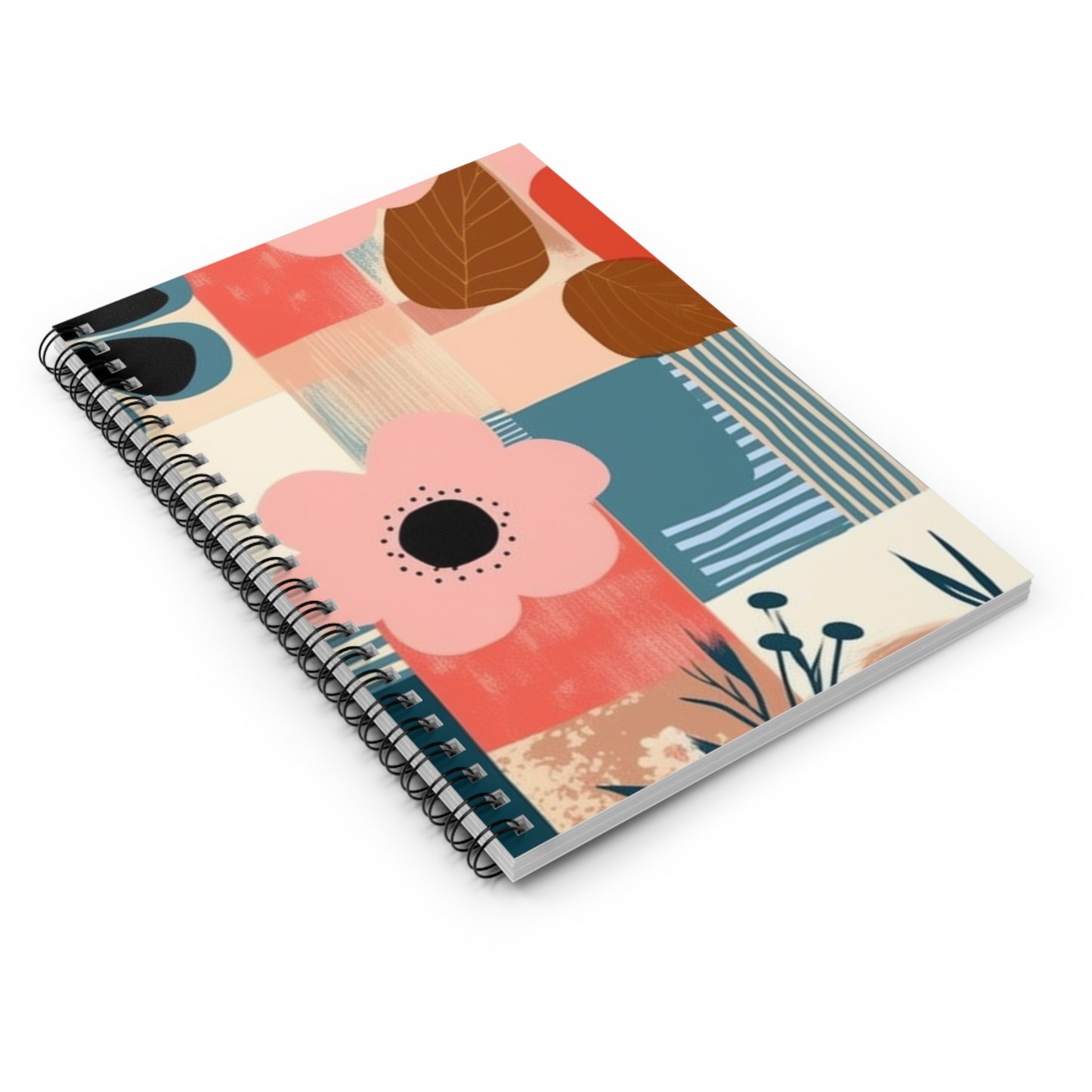 Abstract Expressions: Modern Art-Inspired Midcentury Modern Notebook with Timeless Design