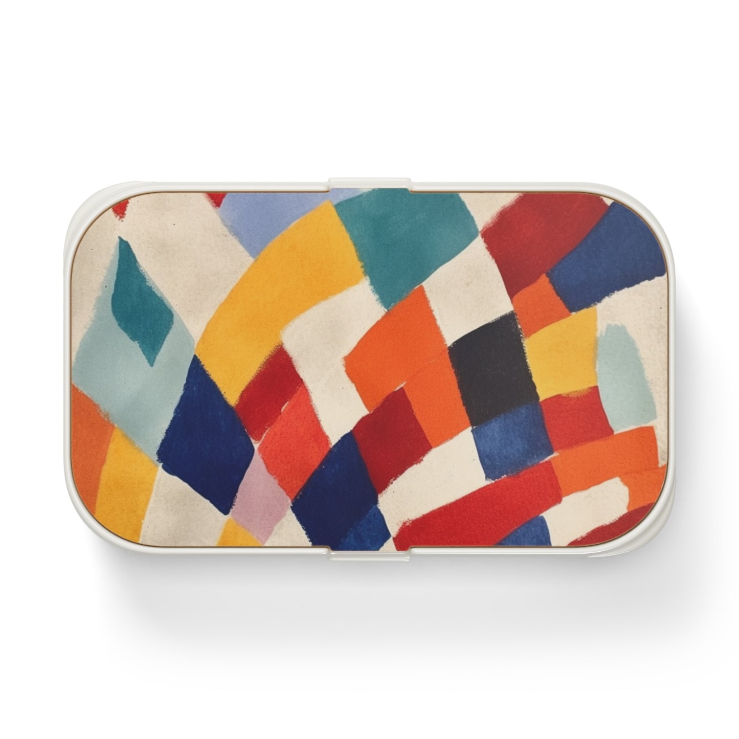 Vibrant Shapes of Color: Ellsworth Kelly-inspired Bento Box