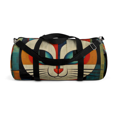 Artistic Vintage Vibes: Picasso-Inspired Midcentury Modern Duffel Bag for Retro Fashion