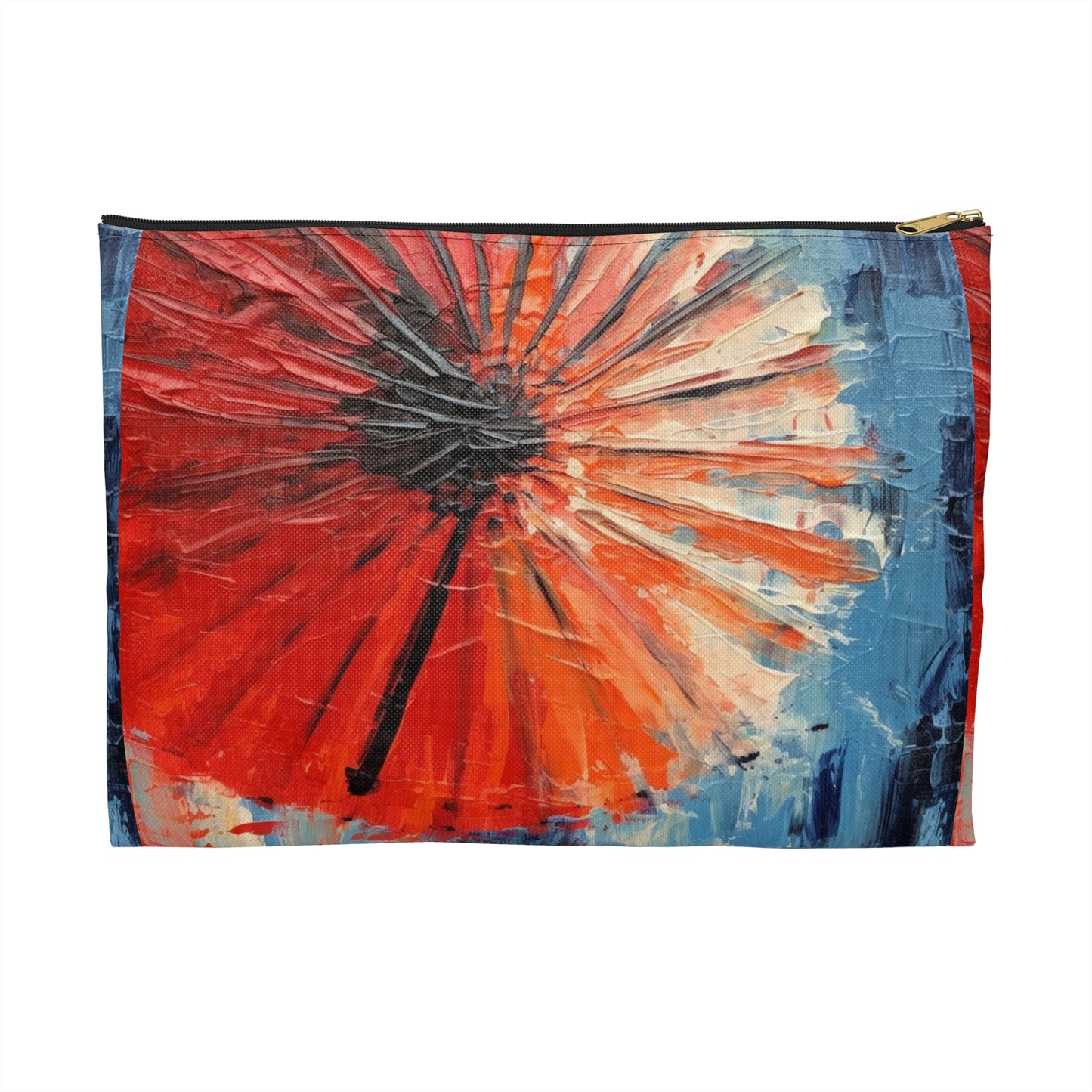 Umbrella Painting Accessory Pouch: Channel Your Inner Artist with Abstract Oil Paint