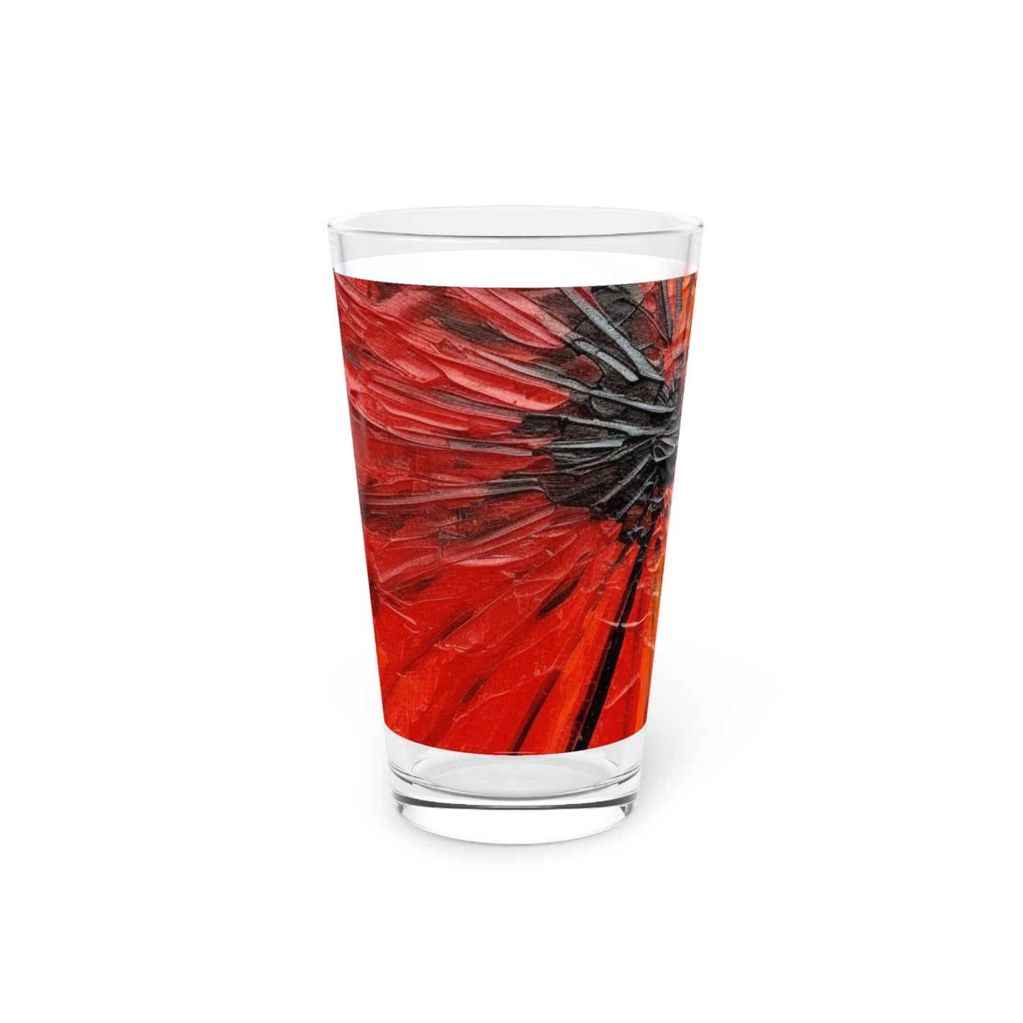 Umbrella Painting Pint Glass: Channel Your Inner Artist with Abstract Oil Paint