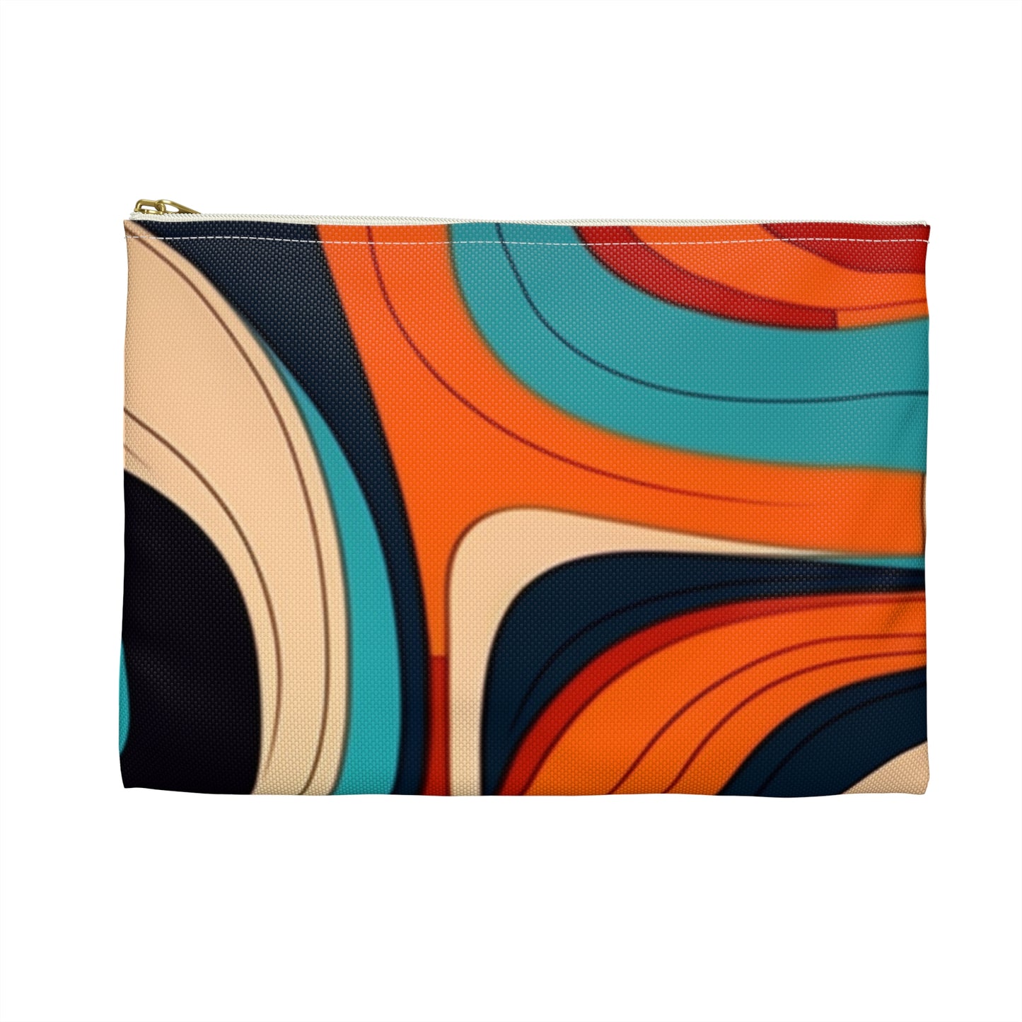 Midcentury Abstractions: Abstract-Inspired Accessory Pouch