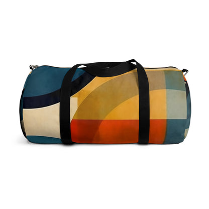 Geometric Abstract Expression: Fuse Art and Fashion with our Duffel Bag