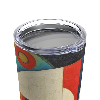 Artistic Vintage Vibes: Picasso-Inspired Midcentury Modern Tumbler for Retro Fashion