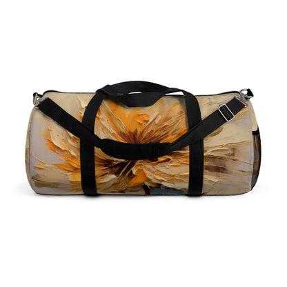 A Brush of Nature's Elegance: Duffel Bag for Artistic Flower Lovers