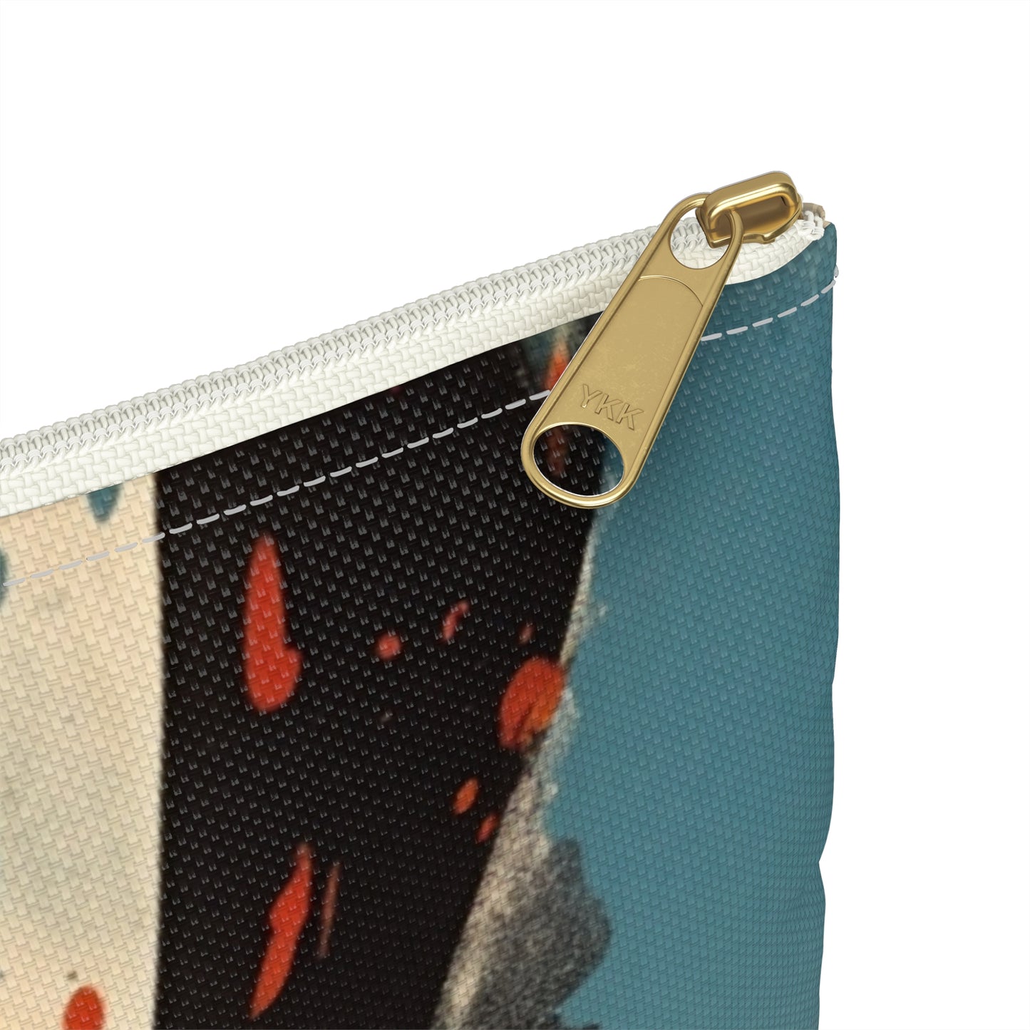 Abstract Harmony: Art-Inspired Accessory Pouch