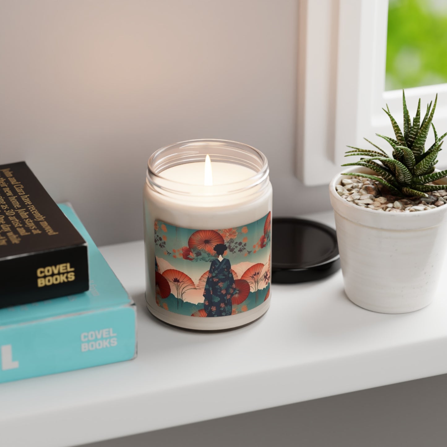 Fashionable Kimono-Inspired Scented Soy Candle: Unleash Your Style