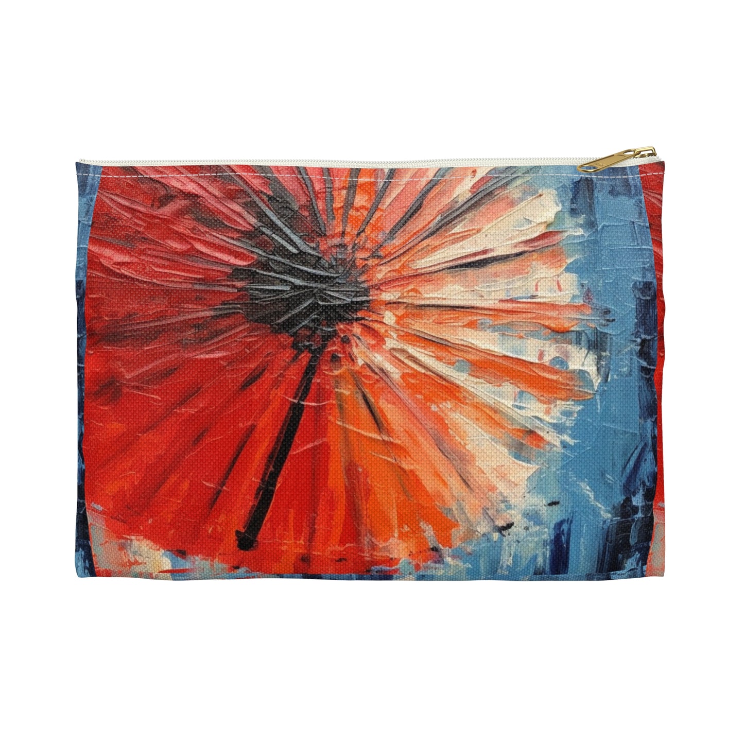 Umbrella Painting Accessory Pouch: Channel Your Inner Artist with Abstract Oil Paint