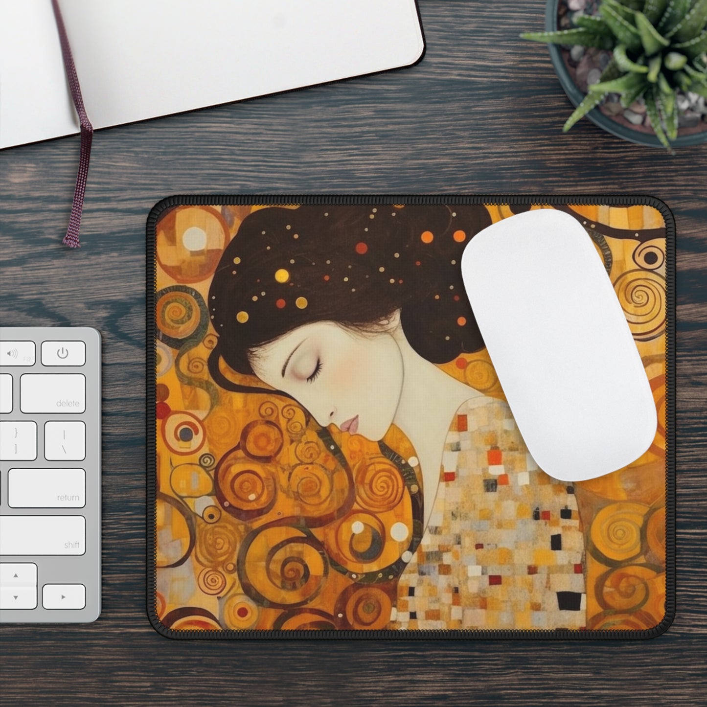 Gustav Klimt Inspired Gaming Mouse Pad : A Tribute to the Iconic Art of the Vienna Secession