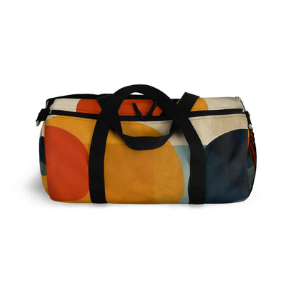 Geometric Artistic Fusion: Step into Modern Artistry with our Midcentury Modern Duffel Bag