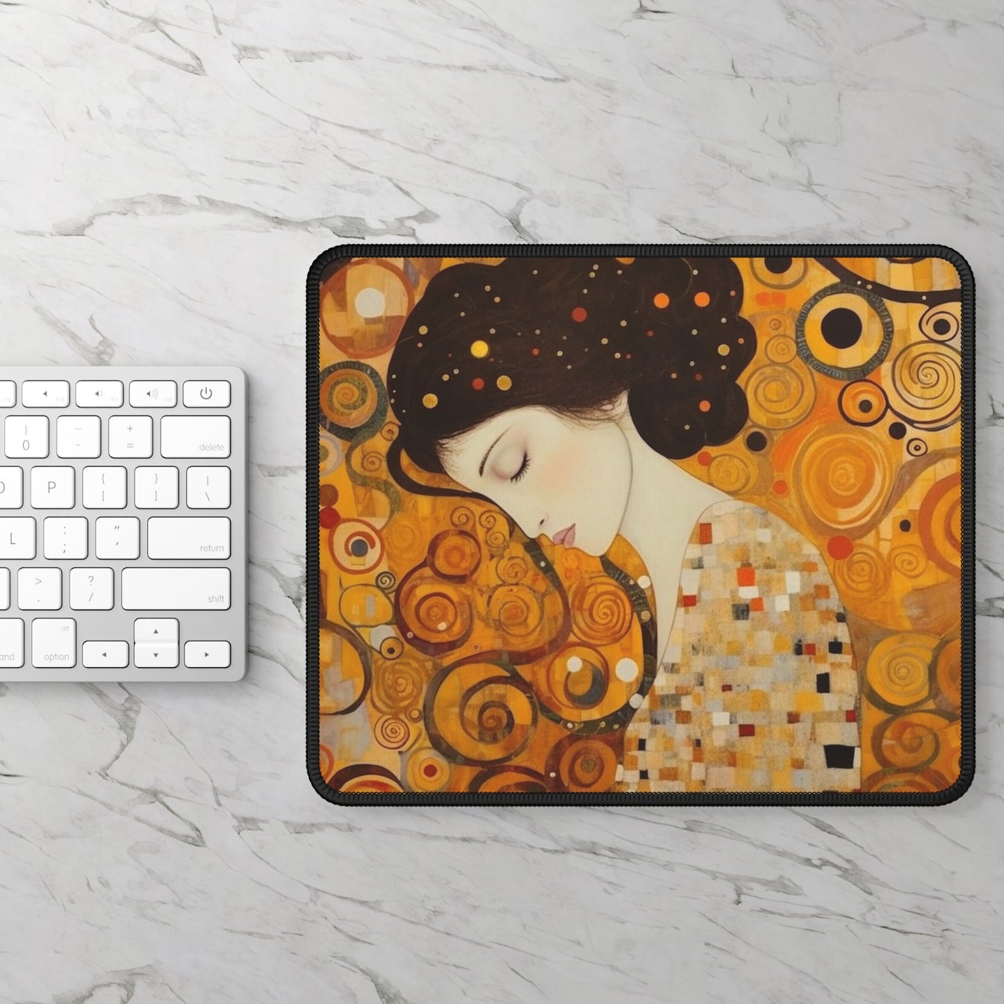 Gustav Klimt Inspired Gaming Mouse Pad : A Tribute to the Iconic Art of the Vienna Secession