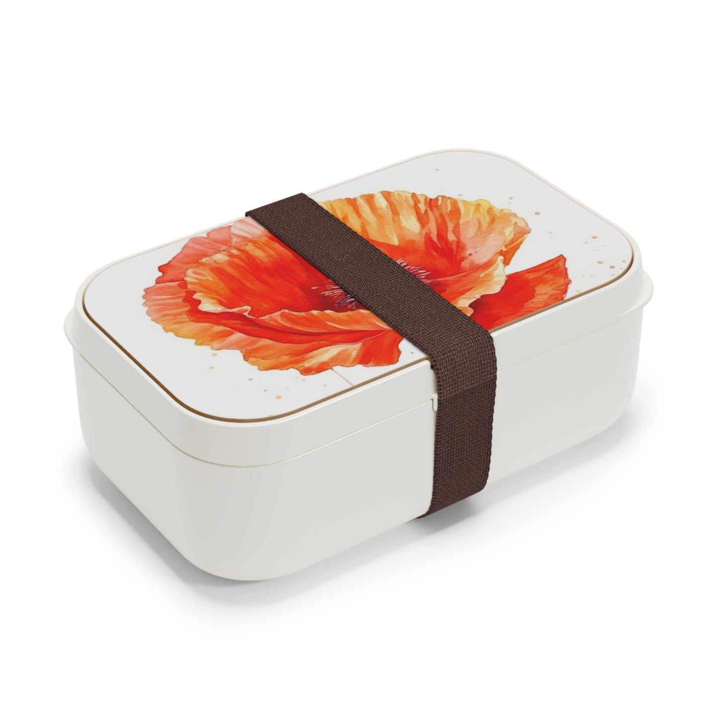 Watercolor Poppy Garden Bento Box: Unleash the Beauty of Nature