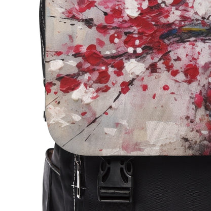 Cherry Blossom Dreams Abstract Unisex Casual Shoulder Backpack