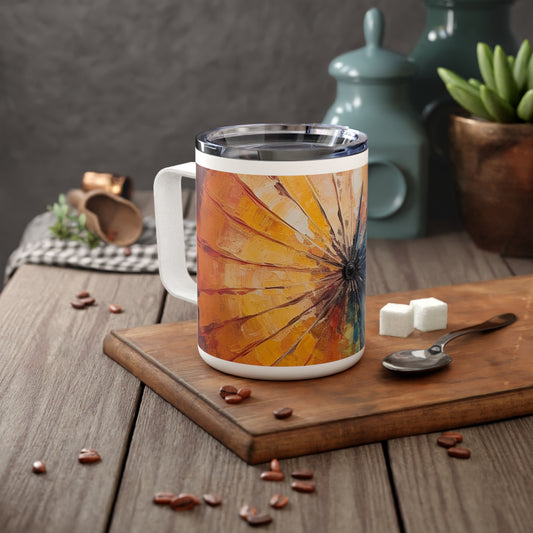 Japanese Umbrella Harmony: Savor the Moment with our Insulated Mug