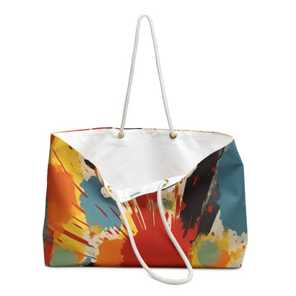 Artistic Shapes and Colors Weekender Tote