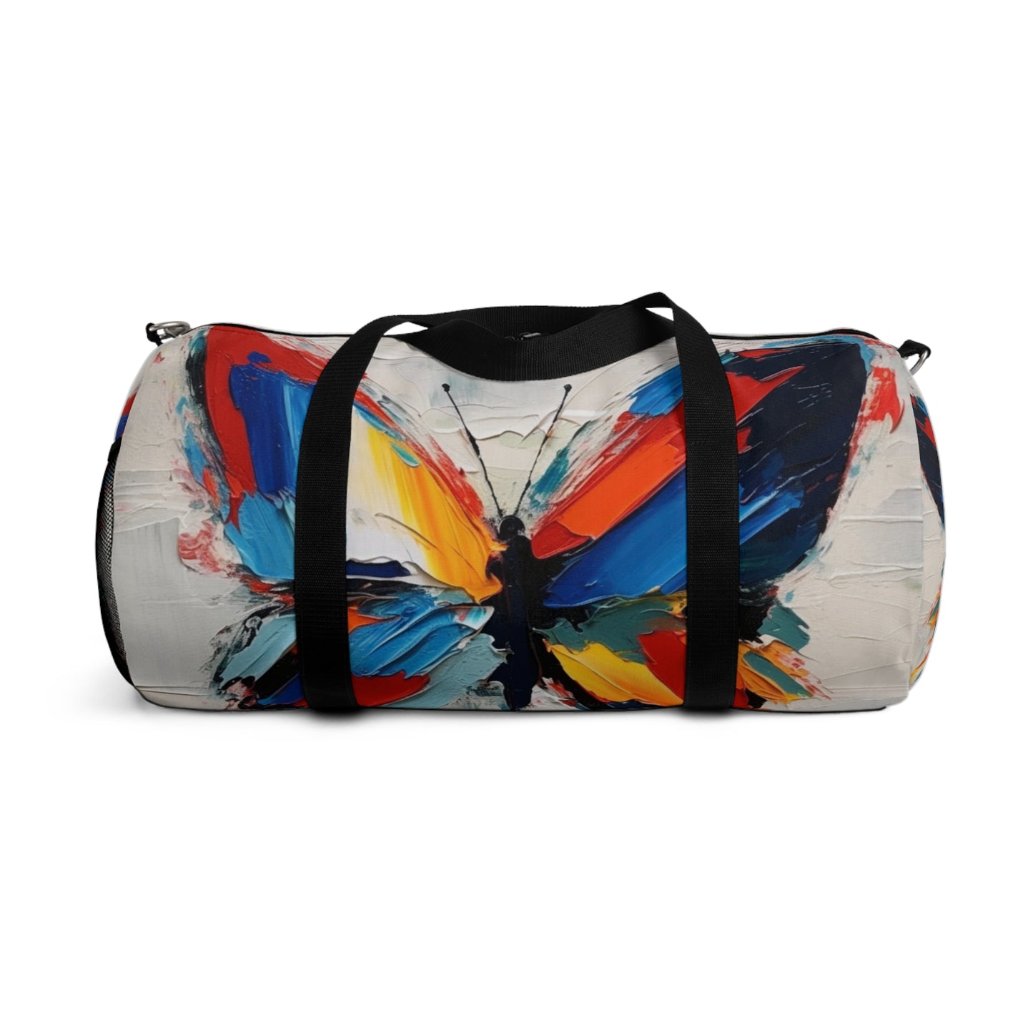 Abstract Duffel Bag  for Art Lovers: Butterfly-Inspired Delight