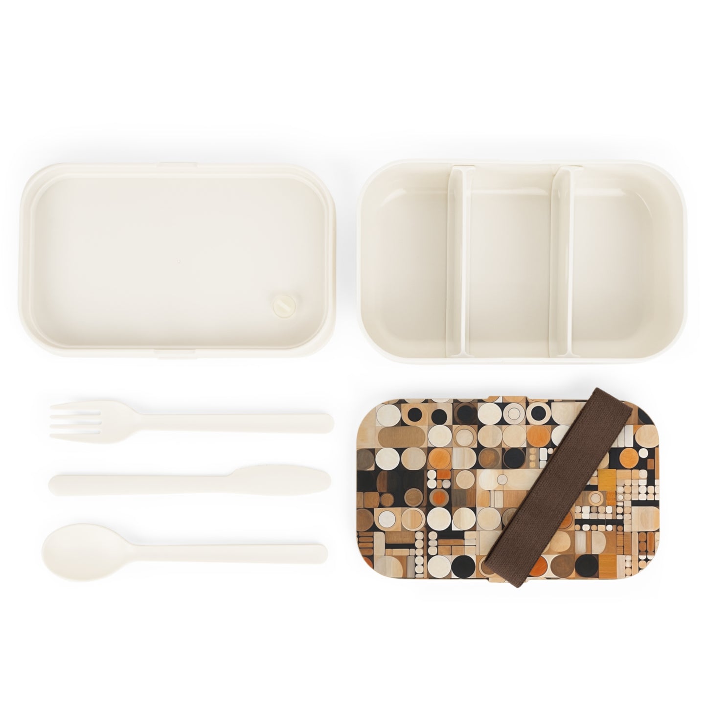 Earthy Elegance: Geometric Bento Box