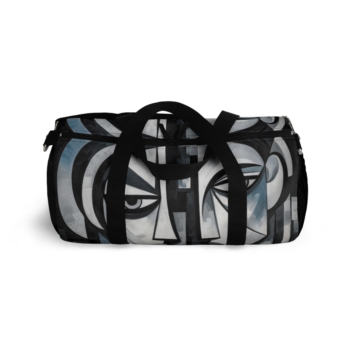 Duffel Bag with Cubist Art Finesse and Abstract Flair