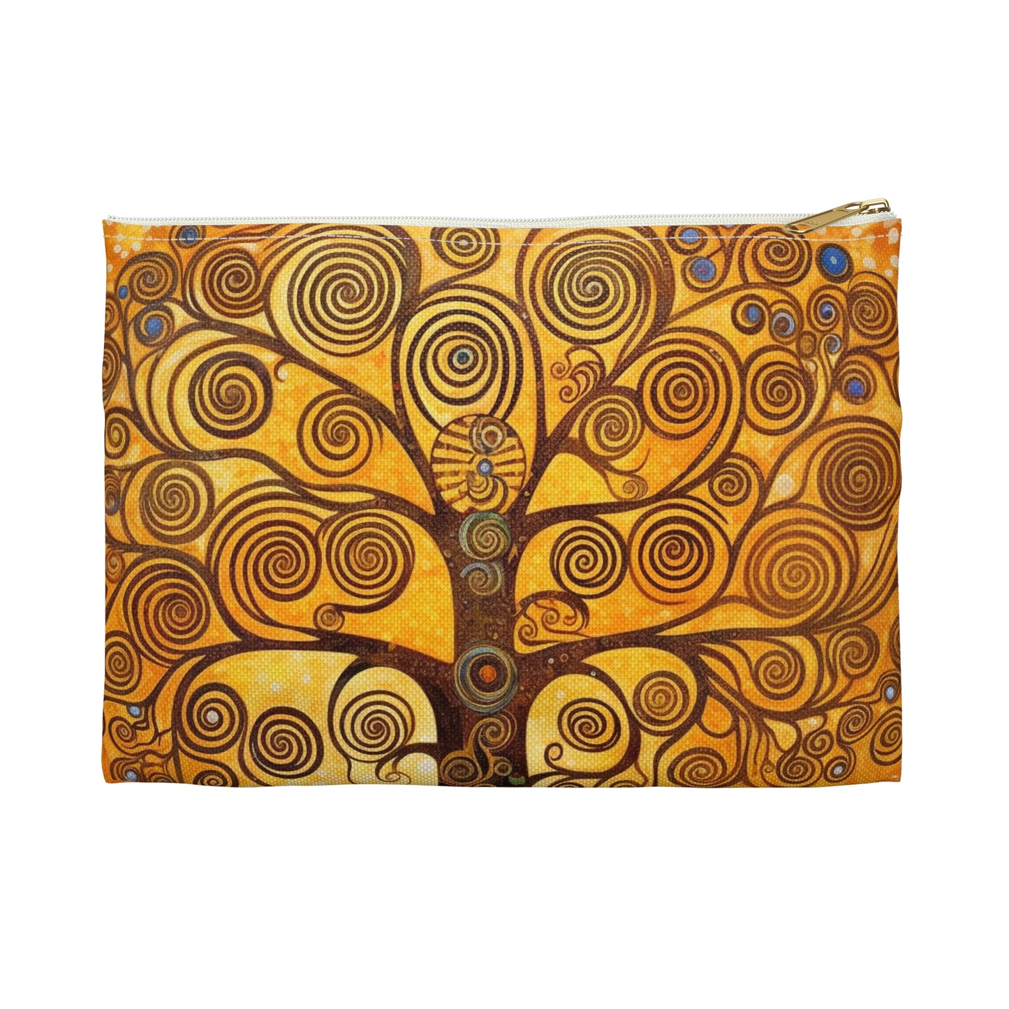 The Tree of Life Accessory Pouch: A Modern Art Tribute to Gustav Klimt