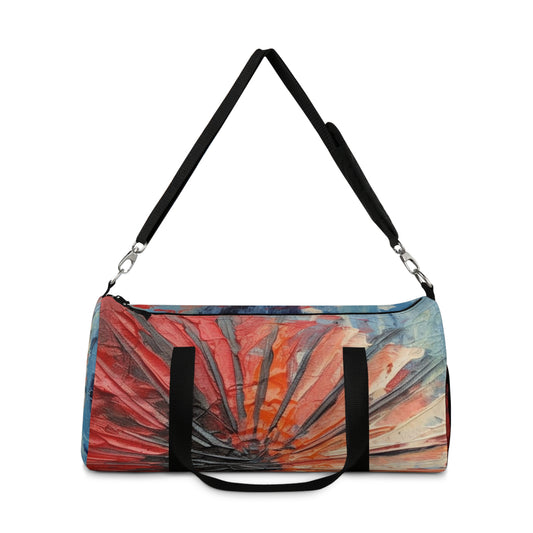 Umbrella Painting Duffel Bag: Channel Your Inner Artist with Abstract Oil Paint