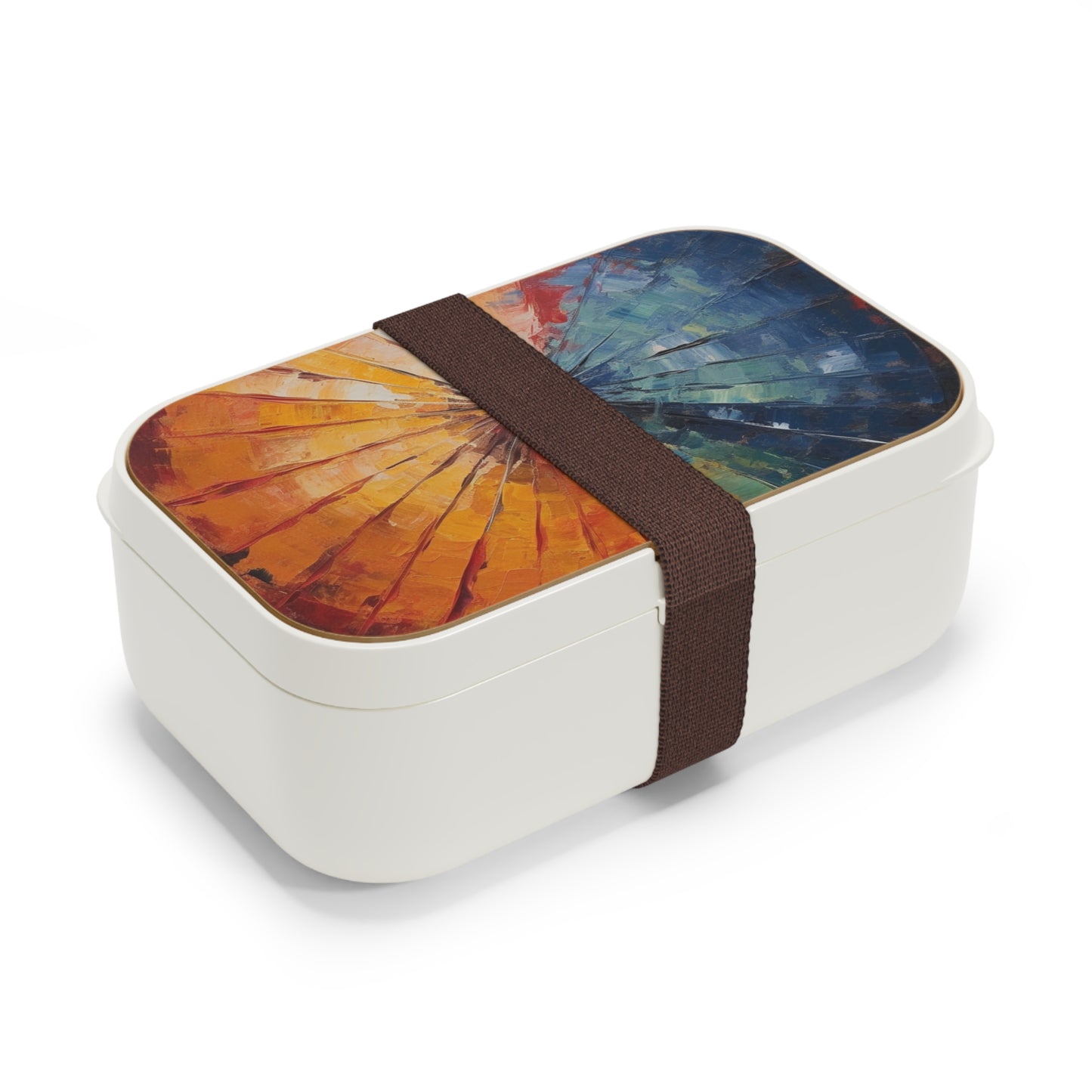 Abstract Art Bento Box: Japanese Umbrella, A Reflection of Creativity