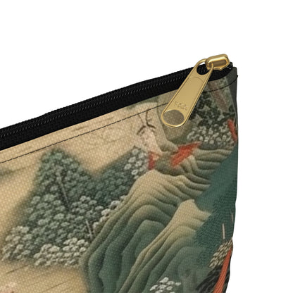 Japanese Tapestry Accessory Pouch: Embrace the Artistic Splendor