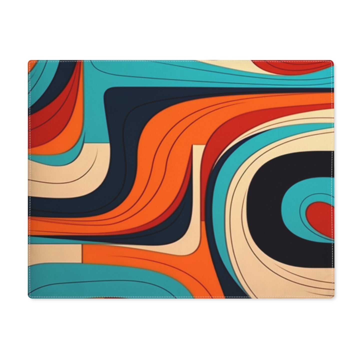 Midcentury Abstractions: Abstract-Inspired Placemat for Atomic Age Design