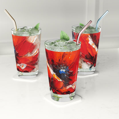 Unleash Your Creativity with Poppy Pint Glass: A Blossoming Artistic Journey