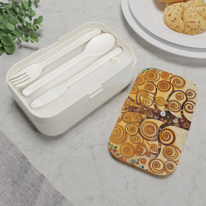 Captivating Artistry: The Tree of Life Bento Box, Inspired by Gustav Klimt's Timeless Masterpiece