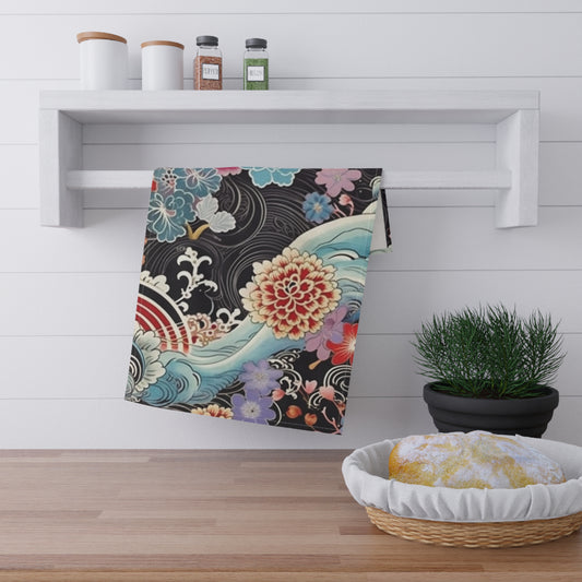 Authentic Japanese Kimono Kitchen Towel: Embrace Tradition