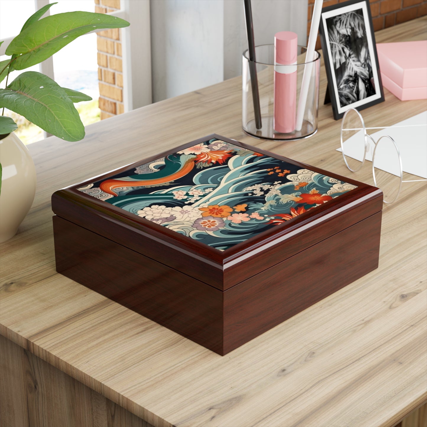 Elegant Kimono Jewelry Box: Embrace Japanese Artistry