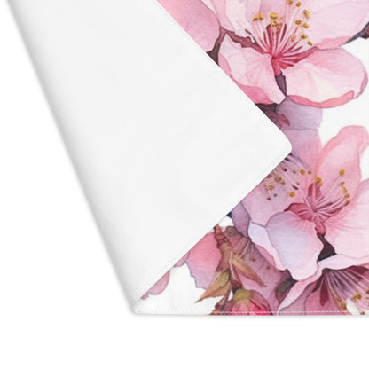 Whimsical Delight: Watercolor Cherry Blossom Tree Placemat