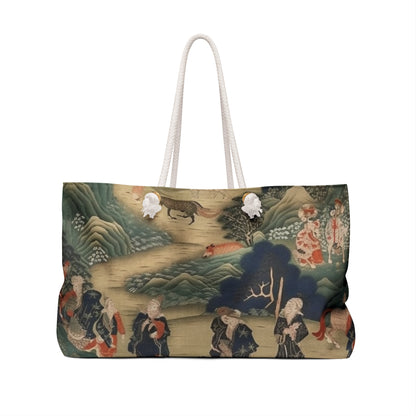 Japanese Tapestry Weekender Bag: Embrace the Artistic Splendor