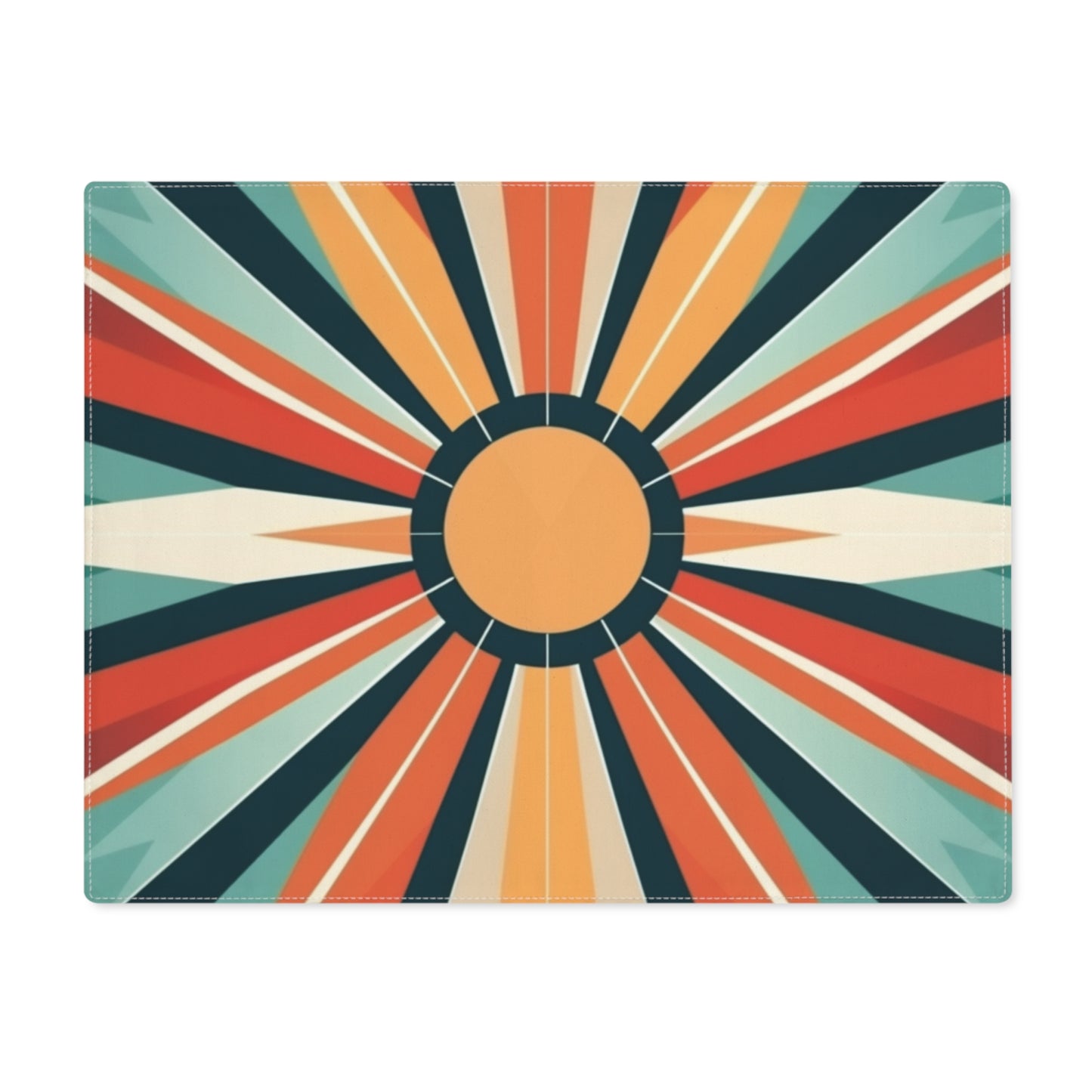 Starburst Candy Colored: Placemat in Atomic Age and Midcentury Modern Design