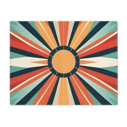 Starburst Candy Colored: Placemat in Atomic Age and Midcentury Modern Design