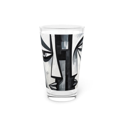 Cubist Paintings Pint Glass: Captivating Brush Strokes in Every Refreshing Drink