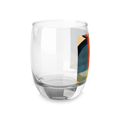 Whiskey Glasses with Geometric Art Influence