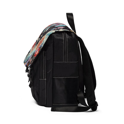 Authentic Japanese Kimono Unisex Casual Shoulder Backpack: Embrace Tradition