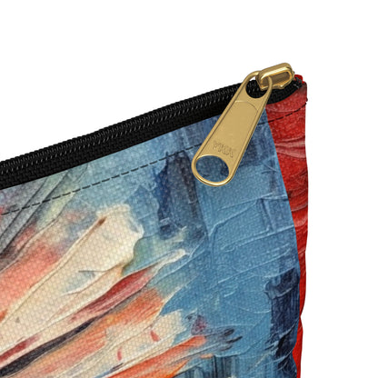 Umbrella Painting Accessory Pouch: Channel Your Inner Artist with Abstract Oil Paint