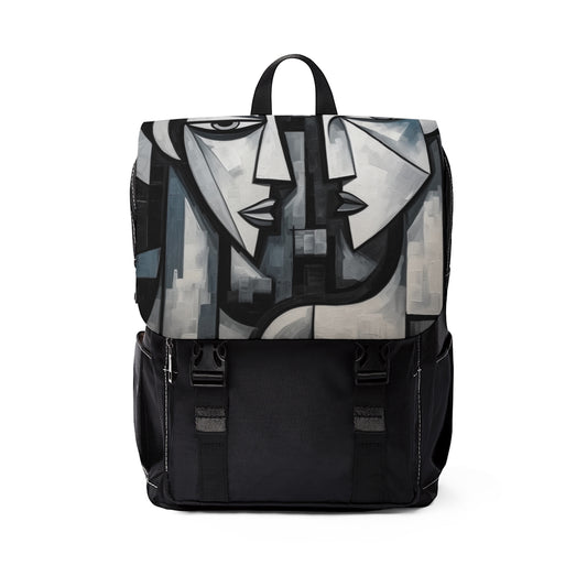 Cubist Paintings Unisex Casual Shoulder Backpack