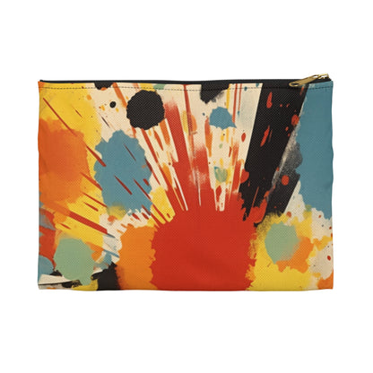 Abstract Harmony: Art-Inspired Accessory Pouch