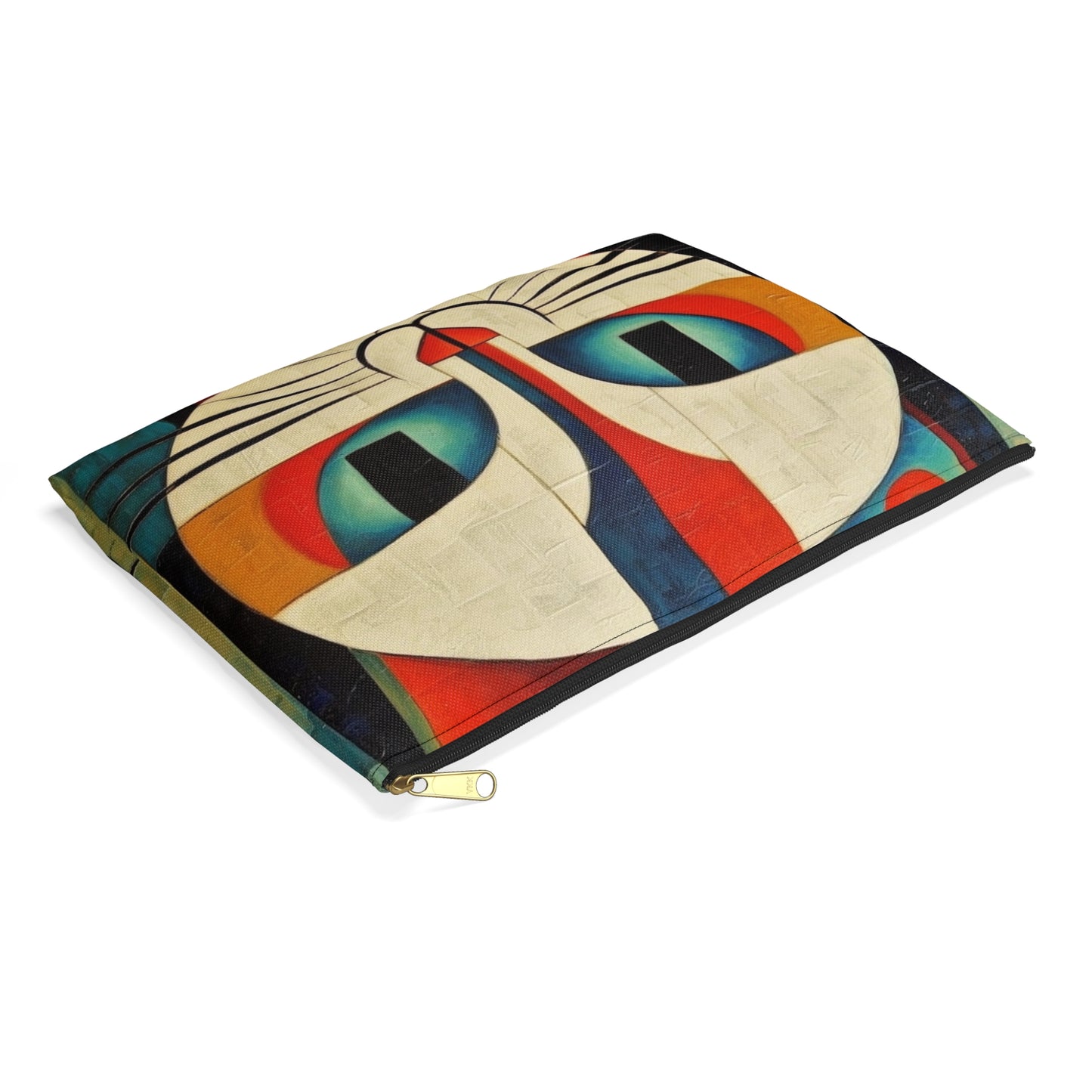 Artistic Vintage Vibes: Picasso-Inspired Midcentury Modern Accessory Pouch for Retro Fashion