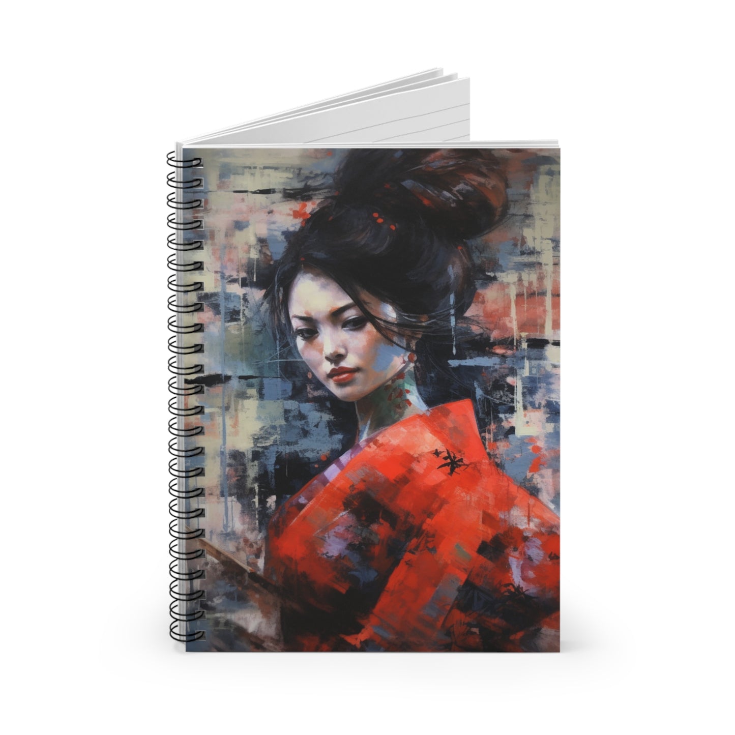 Geisha Dreams Abstract Spiral Notebook